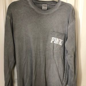 Grey PINK long sleeve